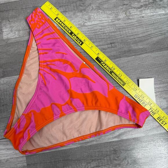 NWT Speedo Floral Bikini Set Orange Size 14 - Picture 7 of 8